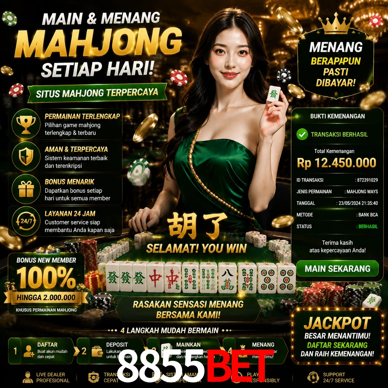 Ganhar e sacar na 8855bet